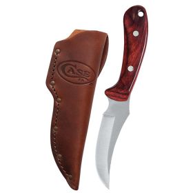 Case Knives Ridgeback Hunter Rosewood Fixed Blade Knife with Leather Sheath