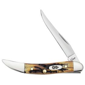 Case Knives Genuine Stag Small Texas Toothpick Folding Pocket Knife