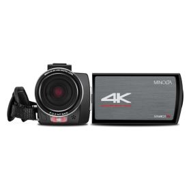 MINOLTA (R) 4K ULTRA HD IR NIGHT VISION CAMCORDER 16X ZOOM