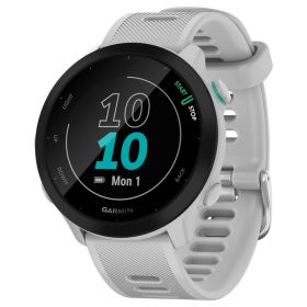 GARMIN (R) FORERUNNER 55 GPS SMARTWATCH WHT