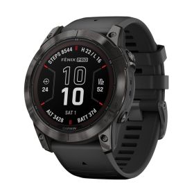 GARMIN (R) FENIX 7X PRO SAPPHIRE SOLAR EDITION GPS SMARTWATCH (CARBON GRAY)
