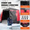 VEVOR 6-8 Person Outdoor Portable Ice Shelter Pop-Up Ice Fishing Shanty Tent