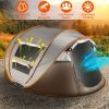 5-8 Person Pop Up Tent Automatic Setup Camping Tent Waterproof Instant Setup Tent with 4 Mosquito Net Windows Carrying Bag for Hiking Climbing Adventu