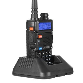 BaoFeng UV-5R 5W Walkie Talkie UHF VHF Dual Band Two Way Ham Radio Transceiver (Option: UK)
