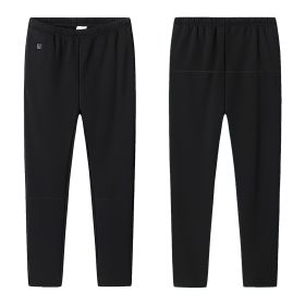 Winter Heated Pants for Men Women with 12 Heating Zones 5V USB Powered Heating Trouser with 3 Heating Levels Machine Washable for Outdoor Winter Activ (Option: 3XL)